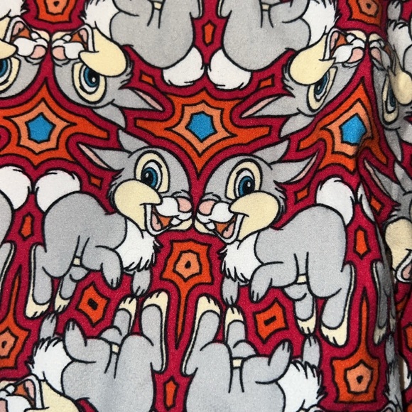 Disney Bambi (Thumper bunny) leggings Lularoe one size - Picture 2 of 2